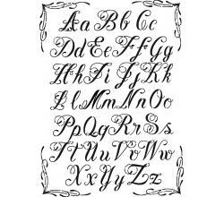 Stencil Schablone Buchstaben